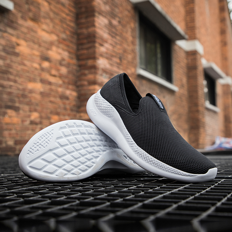 361春季情侣懒人鞋透气网面男男鞋 361度运动户外跑步鞋