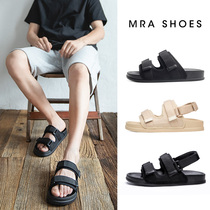 MRA slippers mens 2023 new summer leisure Driving sandals mens two-use trends outside wearing beach cooldown
