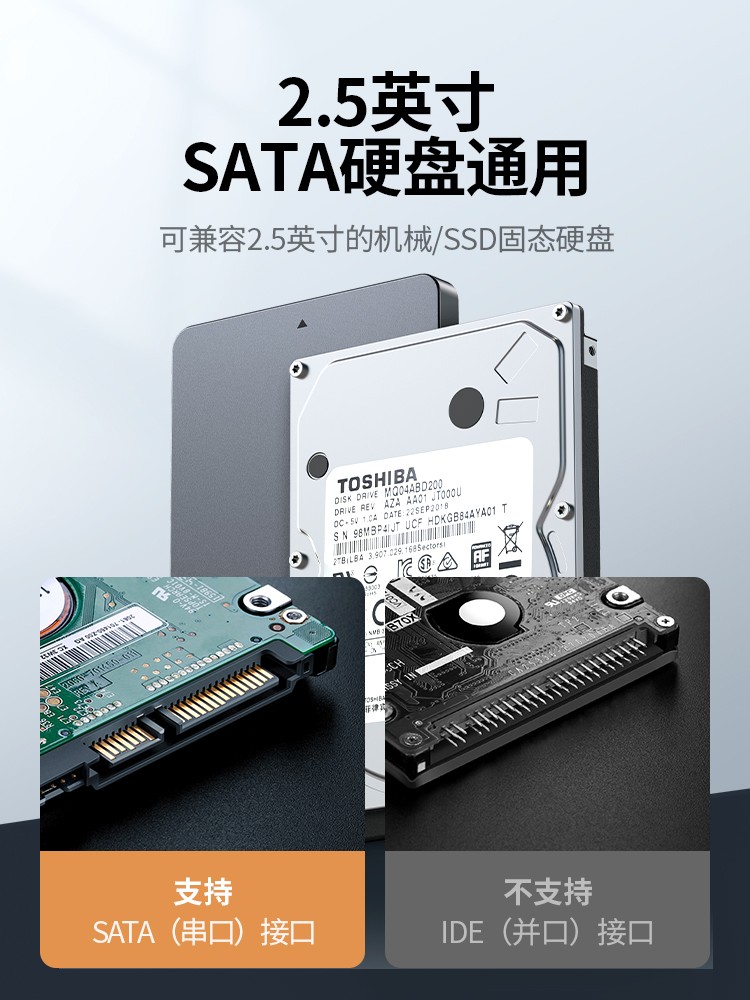 SATA转USB3.0硬盘读取器电脑手机Type-C连接2.5寸机械/固态硬盘线 - 图1