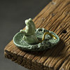Vintage celadon frog incense stick