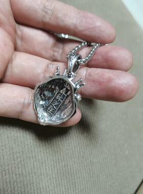 狮子男士学生藏银挂件吊坠项链