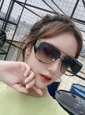 vintage欧美21新款女方框ins墨镜