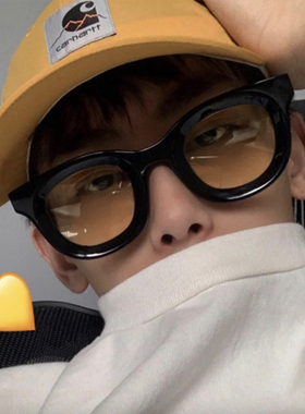 复古圆框个性圆脸防紫外太阳镜