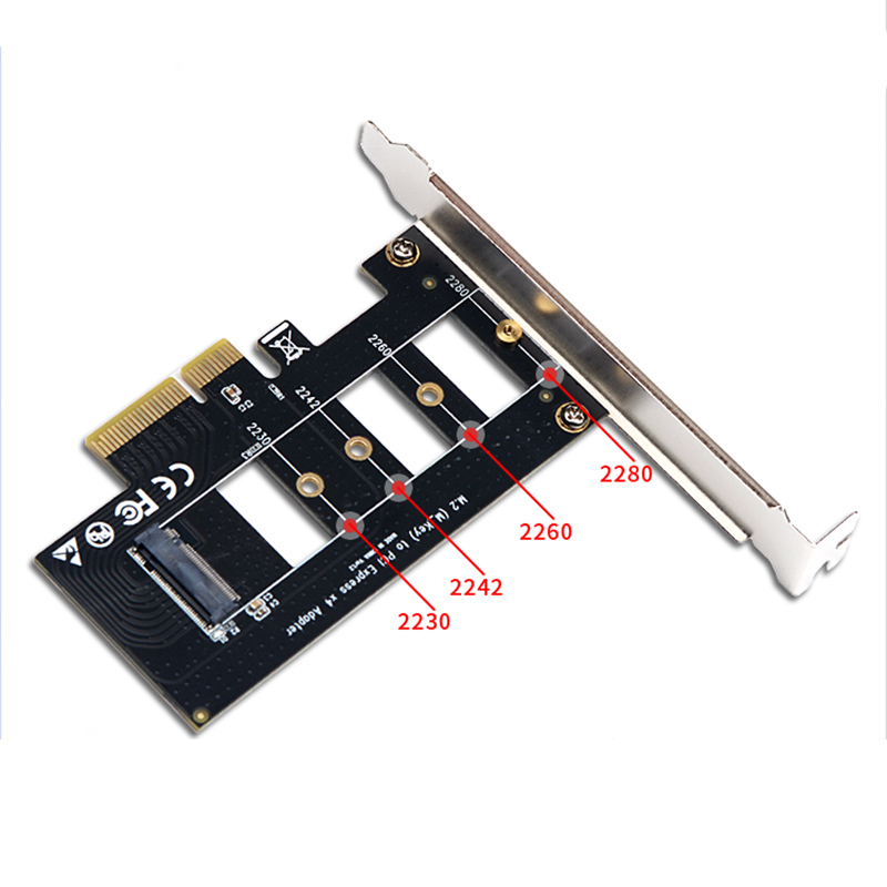 西霸E6-PCE4X-NVME PCI-E 4.0 x4转M.2高速M_Key 硬盘SSD扩展卡 - 图3