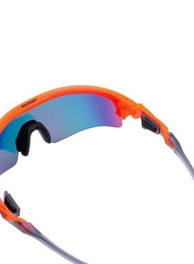 代购SWANS女士太阳镜防紫外线偏光抗冲击防滑橙色镜面镀膜大框