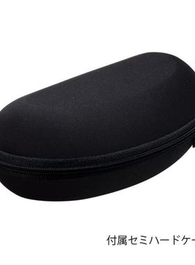 代购SWANS女士太阳镜防紫外线偏光抗冲击防雾透明框橙色装饰