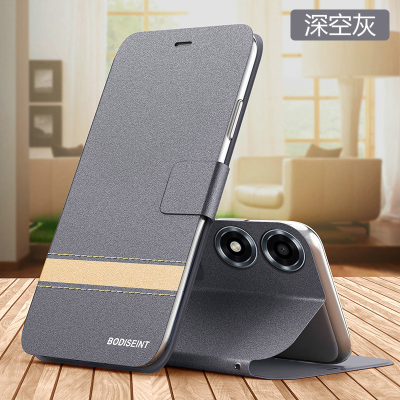 适用华为荣耀play9C手机壳JDY一AN00翻盖式双面保护皮套全包防摔honor硅胶磨砂软JDYAN男女新款老年人钢化膜
