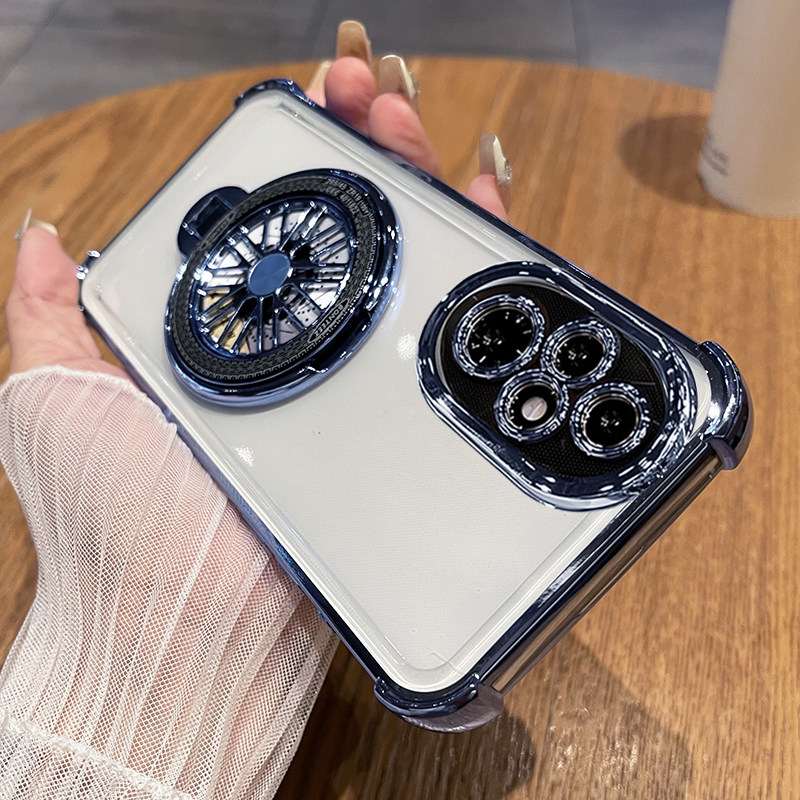 适用华为荣耀200手机壳honor200pro保护硅胶套ELI一AN00自带镜头膜全包气囊防摔透明软ELP男女por高级感支架,淘宝优惠券,粉丝福利购,淘宝优惠卷