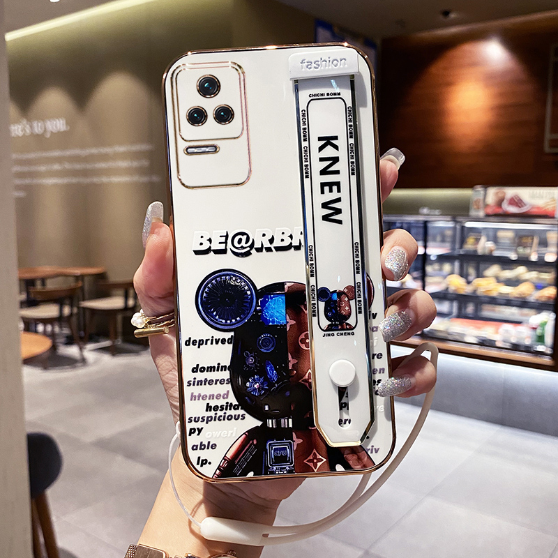 特克旗舰店红米K50手机壳小米K50pro腕带5G保护硅胶套redmik全包防摔por直边软壳k505g外壳k5o创意网红redmi男女潮ins风1