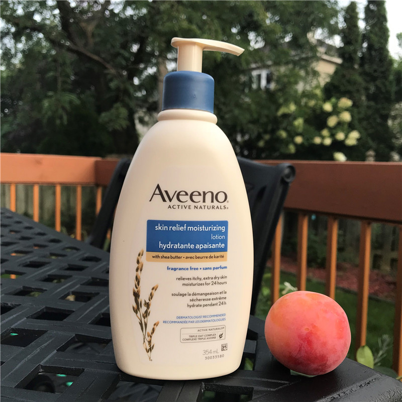 孕婦可用加拿大發貨 Aveeno艾維諾燕麥乳木果油精華潤膚乳液354ml