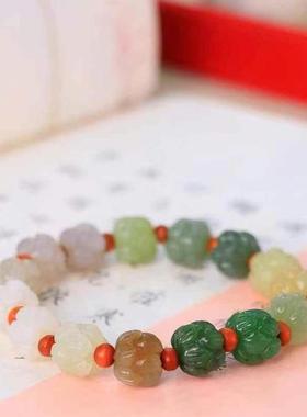 天然和田玉多宝手串男女款