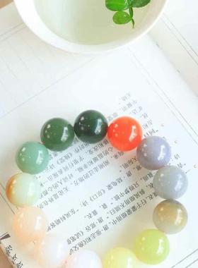 天然和田玉多宝手串18mm圆珠