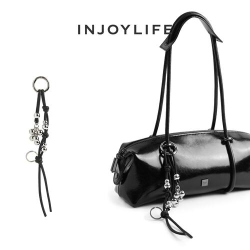 INJOYLIFE包包挂饰 银珠坠包挂 葡萄创意金属质感diy情侣挂件 - 图0