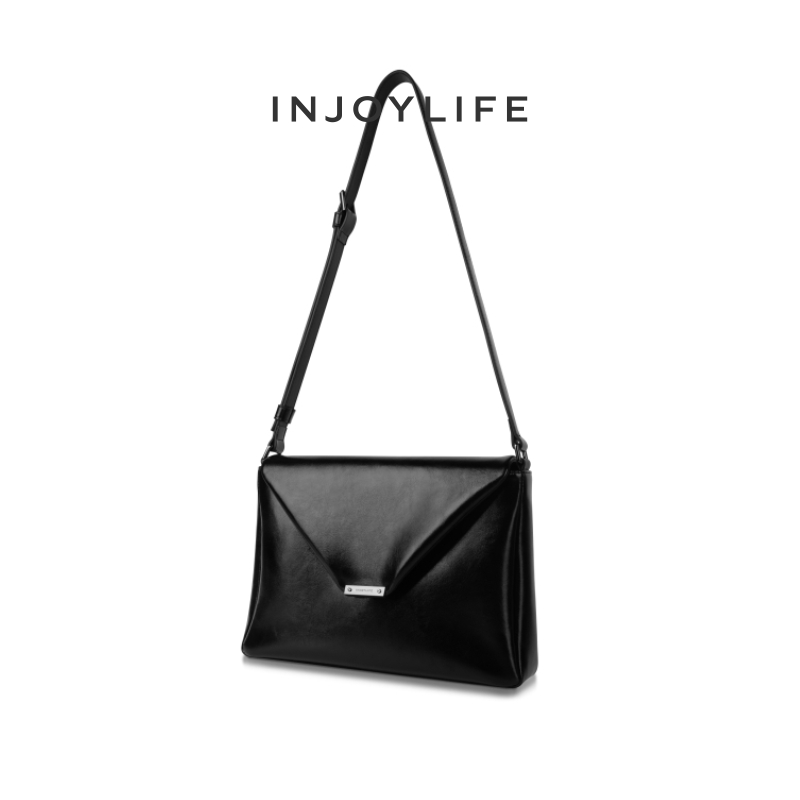 INJOYLIFE包包春夏信封包时尚大容量中性单肩斜挎包男软皮包包,淘宝优惠券,粉丝福利购,淘宝优惠卷
