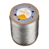 Эластичные прозрачные шелковые нитки, белые бусины, четки из круглых бусин, резинка