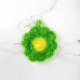 Korea imported scouring pad, flower acrylic fiber dish towel, kitchen soft decontamination rag