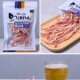 Ready-to-eat shredded dried red squid as a snack with seafood 120g
