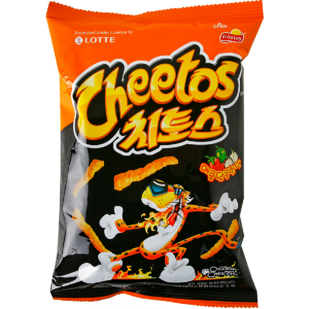 韩国进口零食乐天cheetos起托斯甜辣味膨化办公室休闲食品88g袋装 - 图3