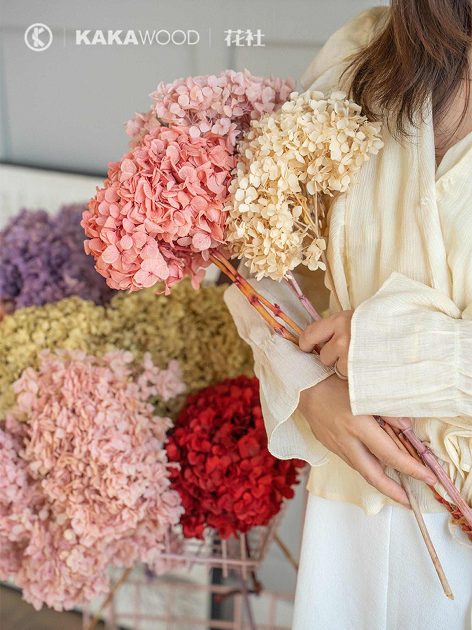 北欧日式天然插花搭配家居软装饰品艺术摆件自然绣球干花配饰永生,淘宝优惠券,粉丝福利购,淘宝优惠卷