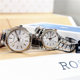 Rossini Luminous Casual Calendar Couple Quartz Watch