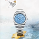 Fiyta China Ginkgo Sky Blue Couple Watch