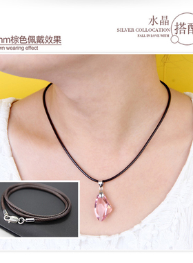 项链绳挂绳翡翠玉佩男女绳子吊坠