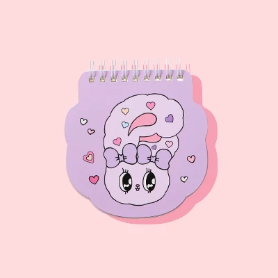 [MINISO名创优品艾丝乐小兔系列异形线圈本可爱兔兔学生笔记记事本]