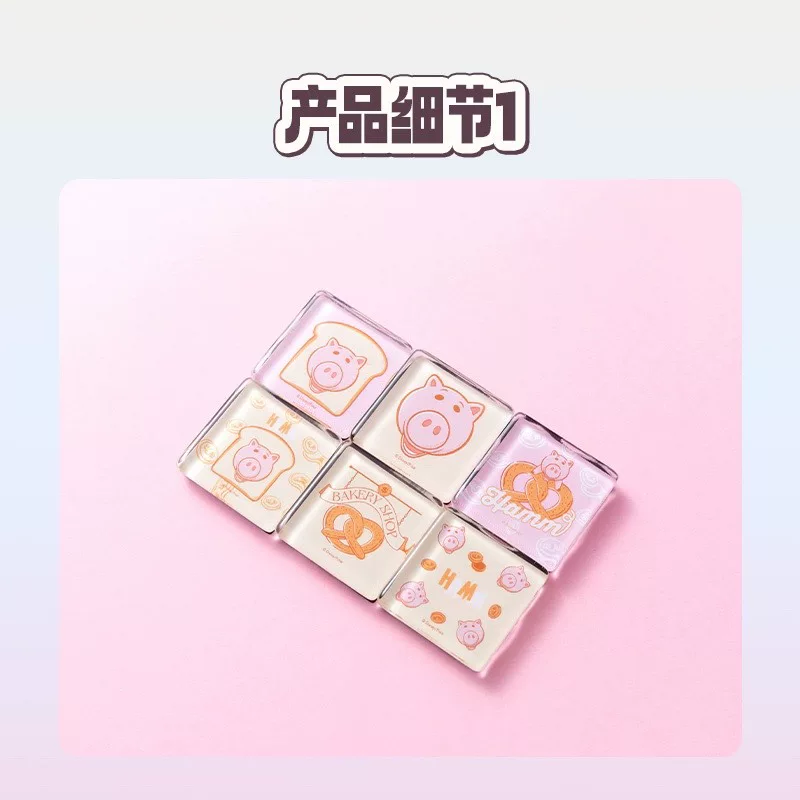 Miniso, Disney, счастливый стеклянный холодильник магнит