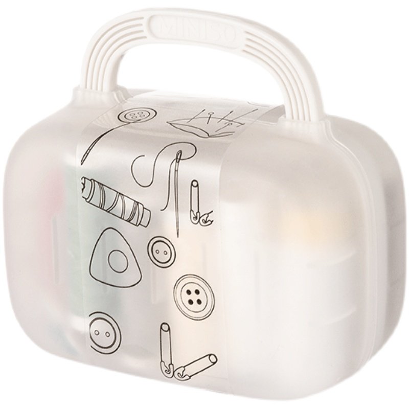 名创优品手提针线盒套装包MINISO缝纫针线小型宿舍便携多功能套装,淘宝优惠券,粉丝福利购,淘宝优惠卷