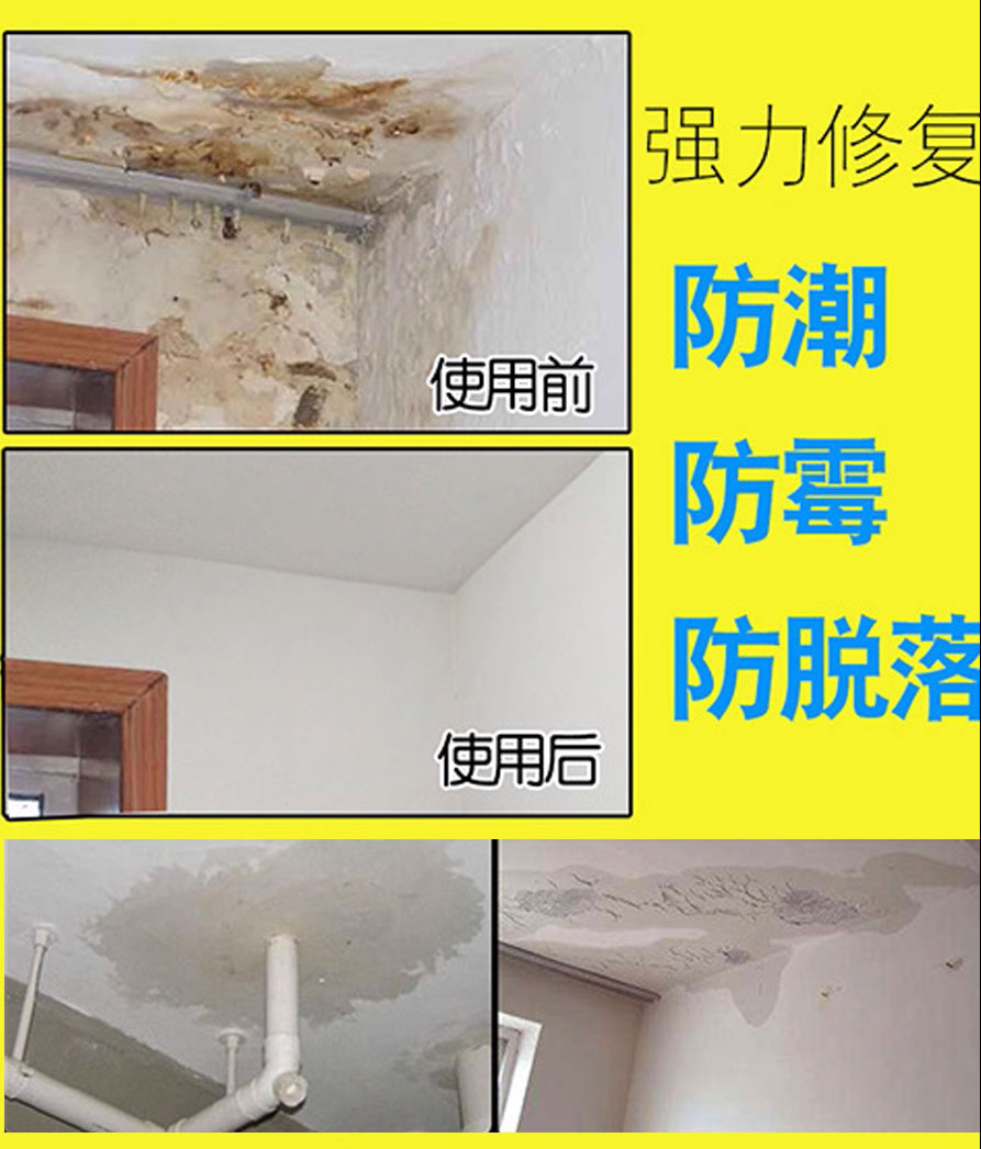 白水泥纯白色 补墙面翻新 黑脏点刷白 325堵洞贴瓷砖防水补漏填缝 - 图2