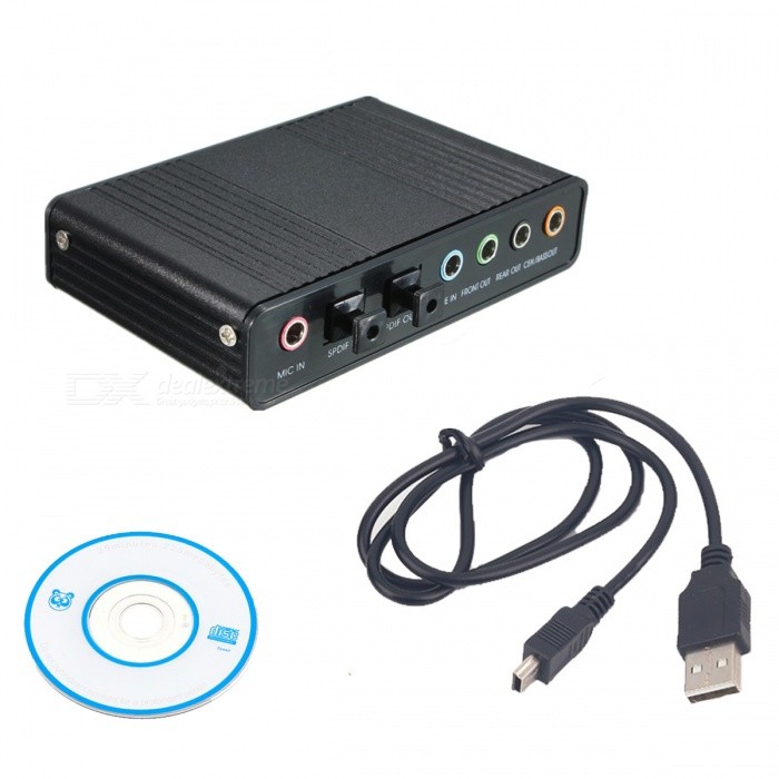 USB5.1声卡外置独立光纤功放音箱台式机笔记本环绕DTS5.1家庭影院 - 图3