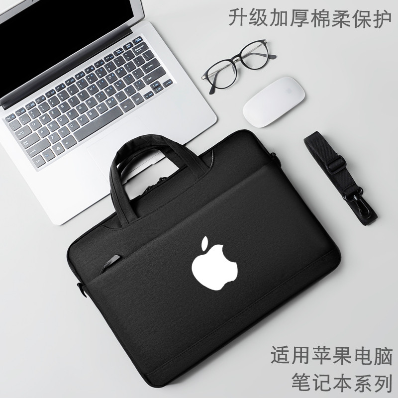 适用苹果MacBook Pro14 Air13.3笔记本电脑包M1手提包Air15单肩包 - 图2