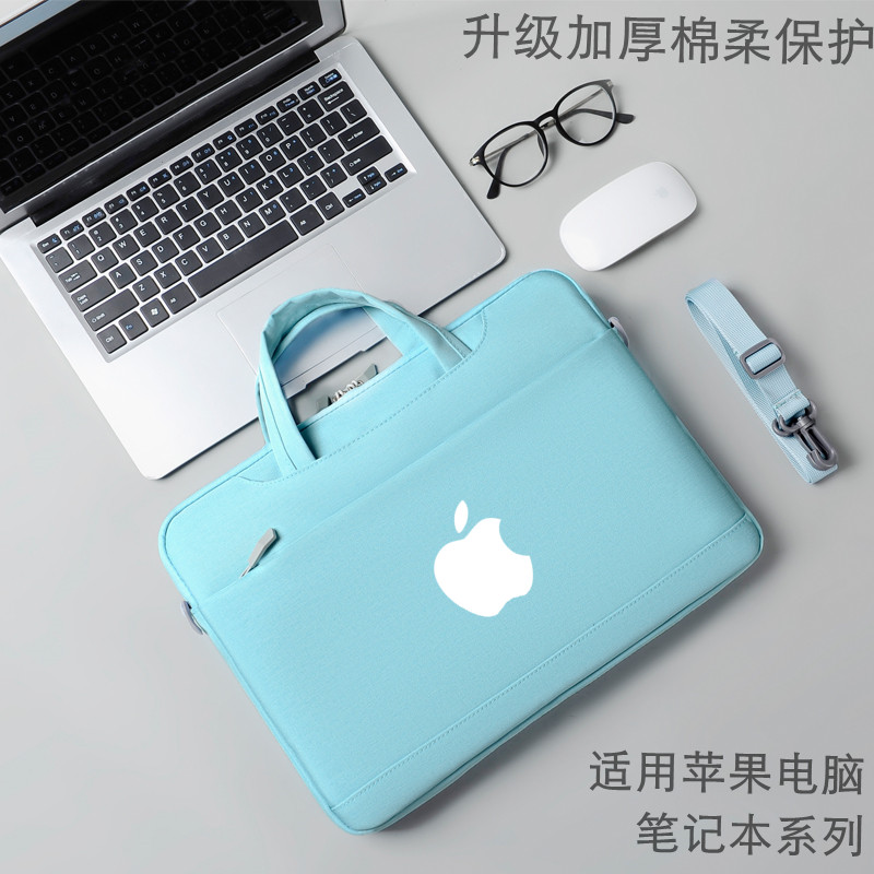 适用苹果MacBook Pro14 Air13.3笔记本电脑包M1手提包Air15单肩包 - 图1