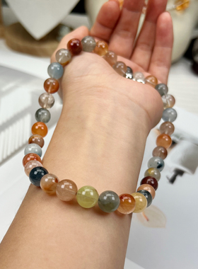 原创 天然高颜值彩兔毛水晶项链百搭长期主义陪伴四季轻奢高级感