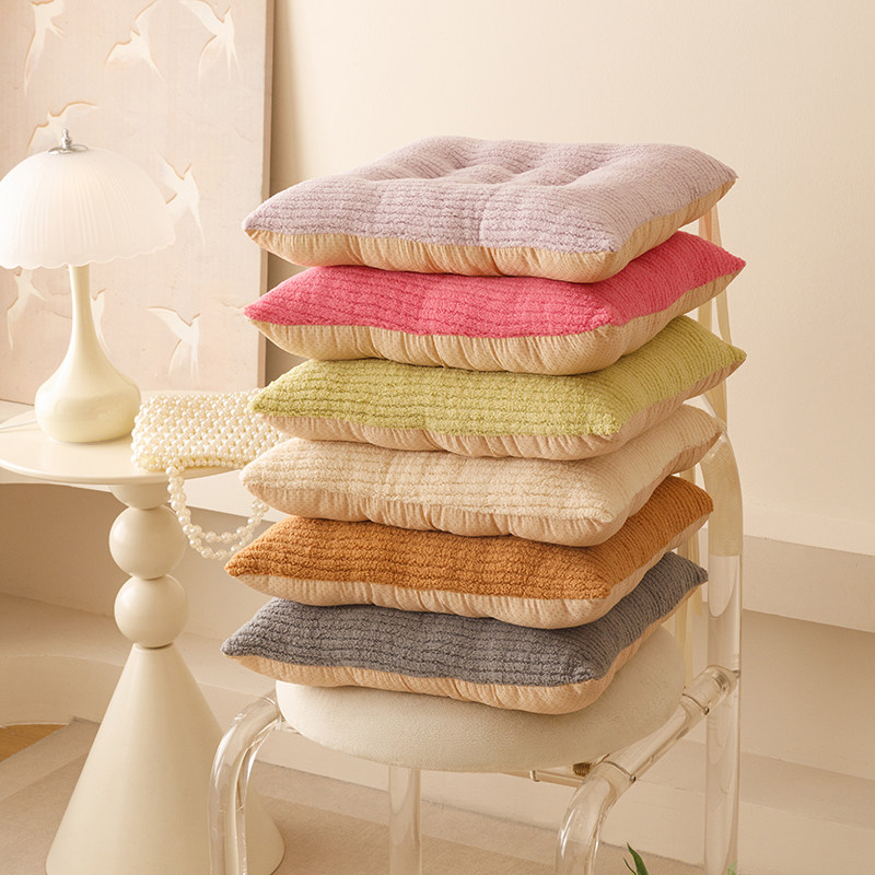 四季加厚坐垫防滑纯色家用舒适椅子垫阳台榻榻米地垫软学生椅垫,淘宝优惠券,粉丝福利购,淘宝优惠卷