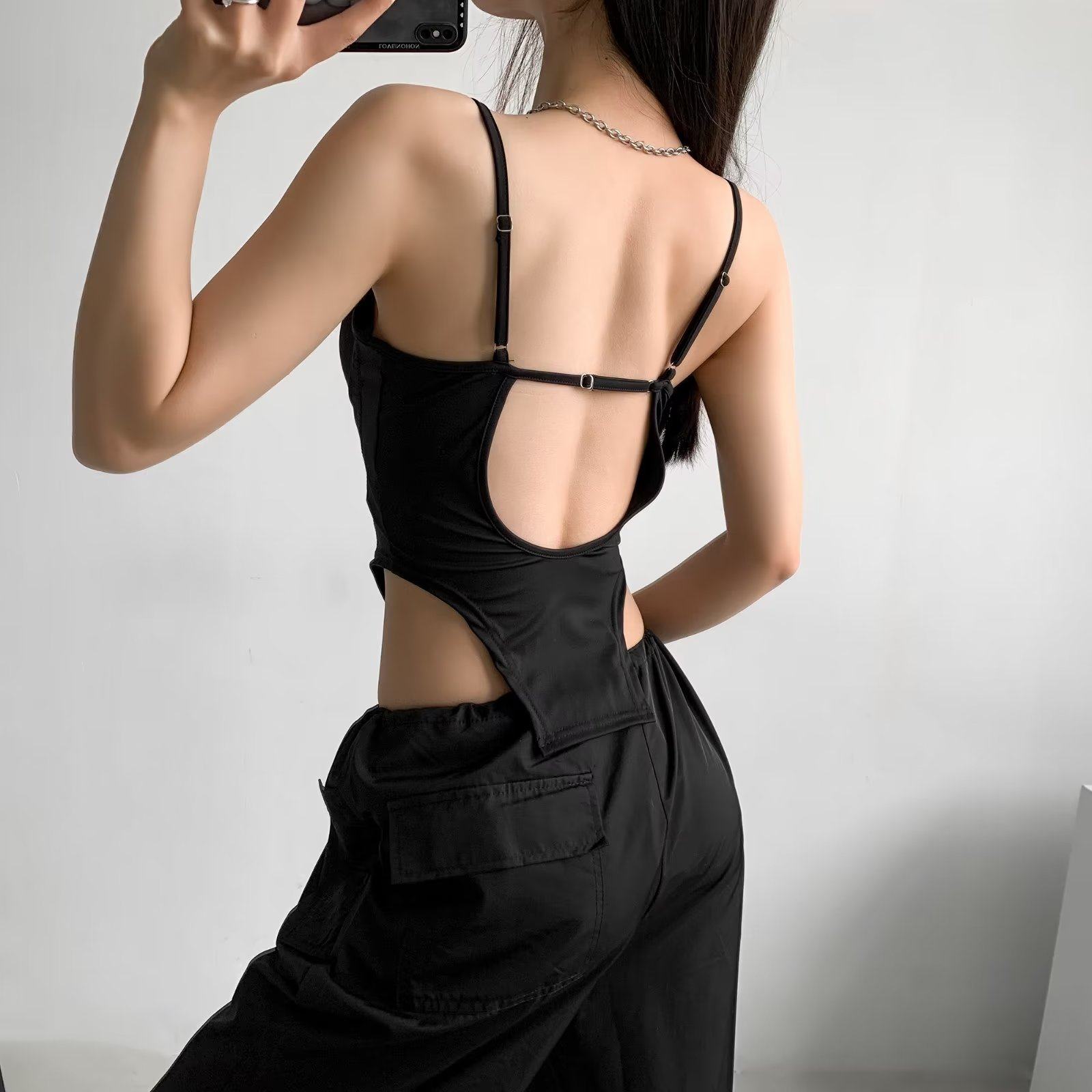 辣妹性感女背心无袖露背胸型短款小吊带深V领清凉短款上衣内搭衫,淘宝优惠券,粉丝福利购,淘宝优惠卷