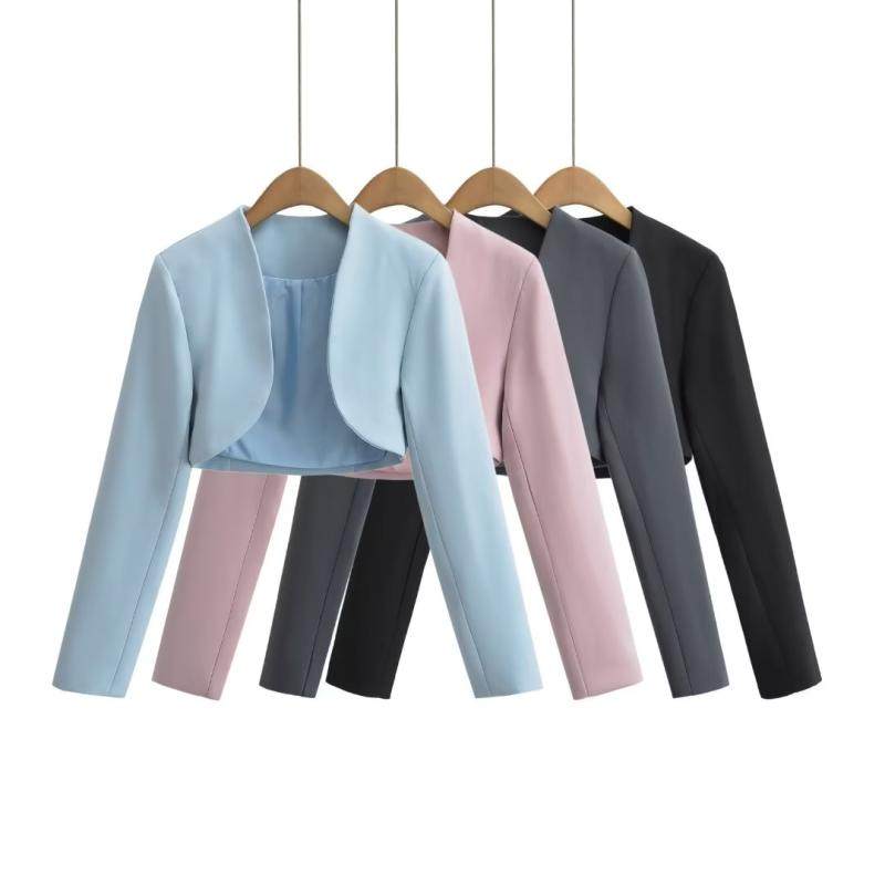 【包邮】美式新品辣妹超短款西装ins小众个性百搭开衫披肩外套女,淘宝优惠券,粉丝福利购,淘宝优惠卷