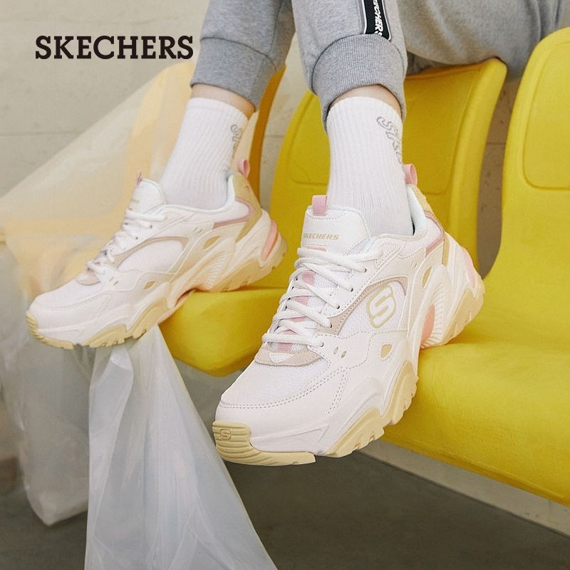 斯凯奇机甲鞋|春季女子舒适百搭运动休闲鞋复古厚底增高老爹鞋,淘宝优惠券,粉丝福利购,淘宝优惠卷