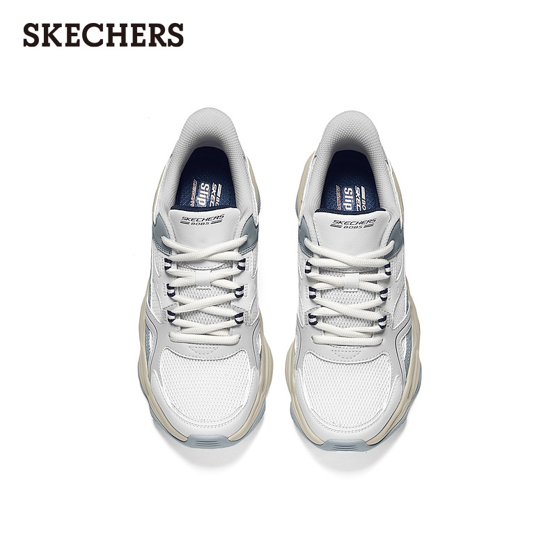 斯凯奇闪穿鞋|2025秋冬男子百搭时尚老爹鞋厚底舒适运动休闲鞋