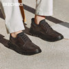 Skechers flash-on shoes slip-on derby business leather shoes