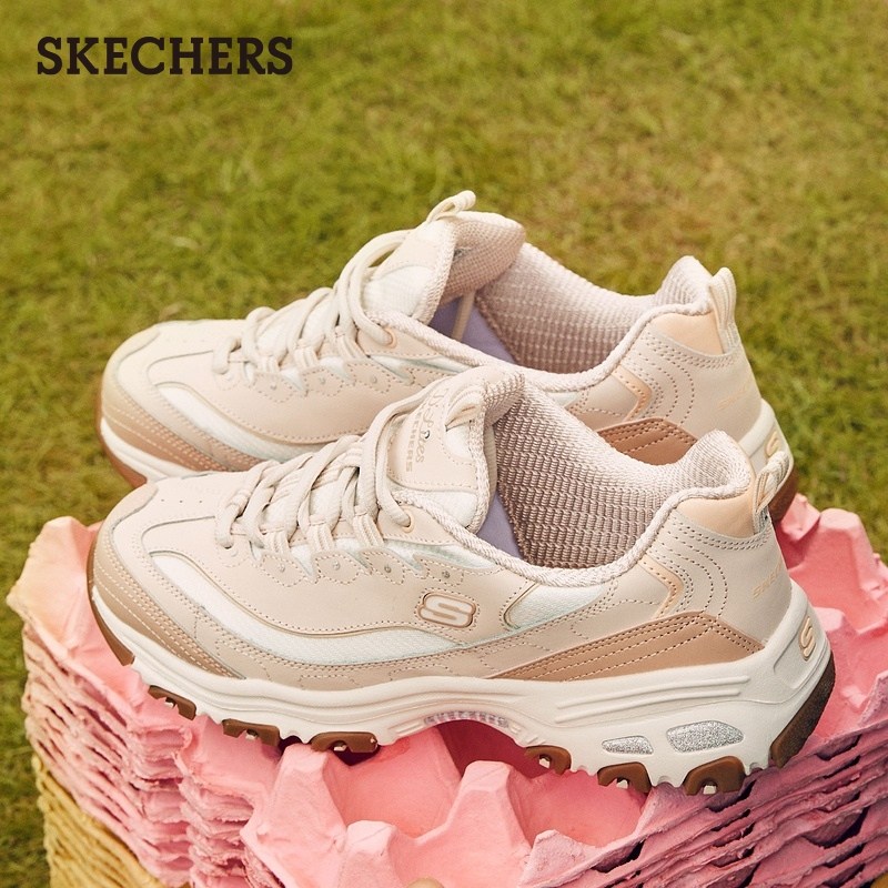 skechers复古熊猫鞋潮流厚底女鞋 skechers男鞋老爹鞋