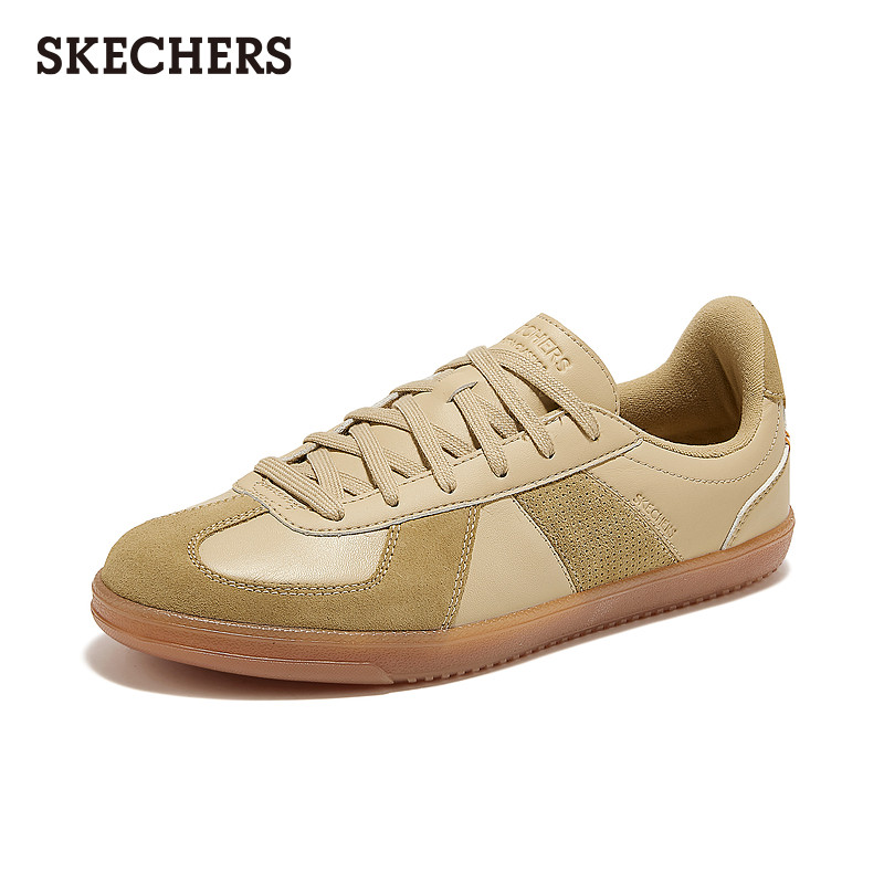 斯凯奇春季男复古绑带德训鞋撞色百搭板鞋舒适时尚休闲运动鞋,淘宝优惠券,粉丝福利购,淘宝优惠卷