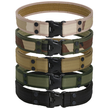 External new children Camouflak Summer Camp Military Training Tactical Belt Boy Girl Canvas Student Insert Buckle Belt