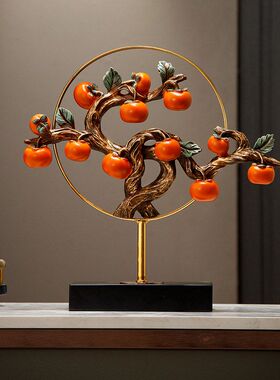五福临门葫芦桌面摆件新中式玄关电视柜装饰品招财纳福展示柜摆设