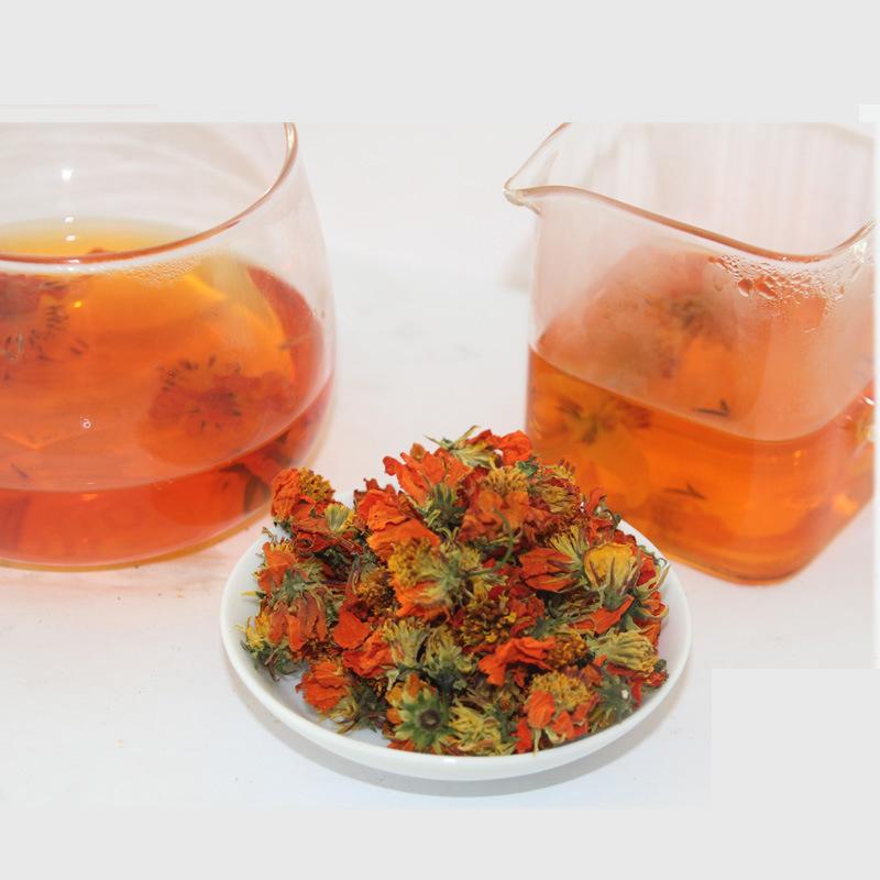 新疆火菊冰菊西域雪菊胎菊红茶养生花茶昆仑金丝黄菊优质500g玫瑰 - 图2