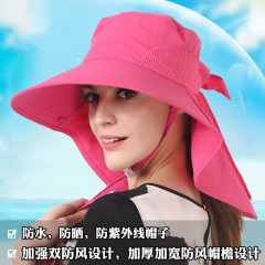 Summer anti ultraviolet sunshade froth hat female spring electric bicycle waterproof sunscreen hat big edge sun hat fisherman's hat