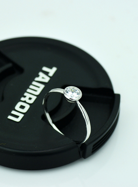 40分韩版镀金单钻独特仿真锆石