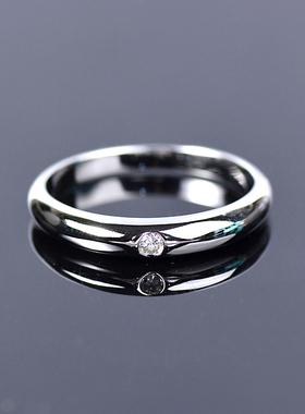 光面素圈戒指环简约结婚道具男女