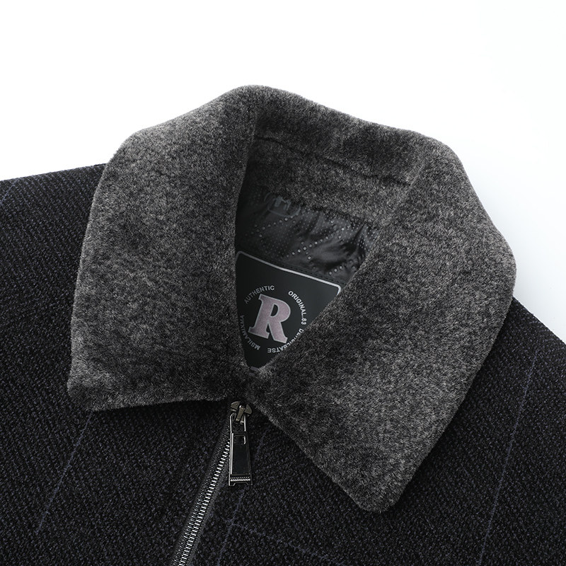 爸爸外套加绒加厚秋冬款中年男士雪尼尔保暖夹克中老年爷爷装新款,淘宝优惠券,粉丝福利购,淘宝优惠卷