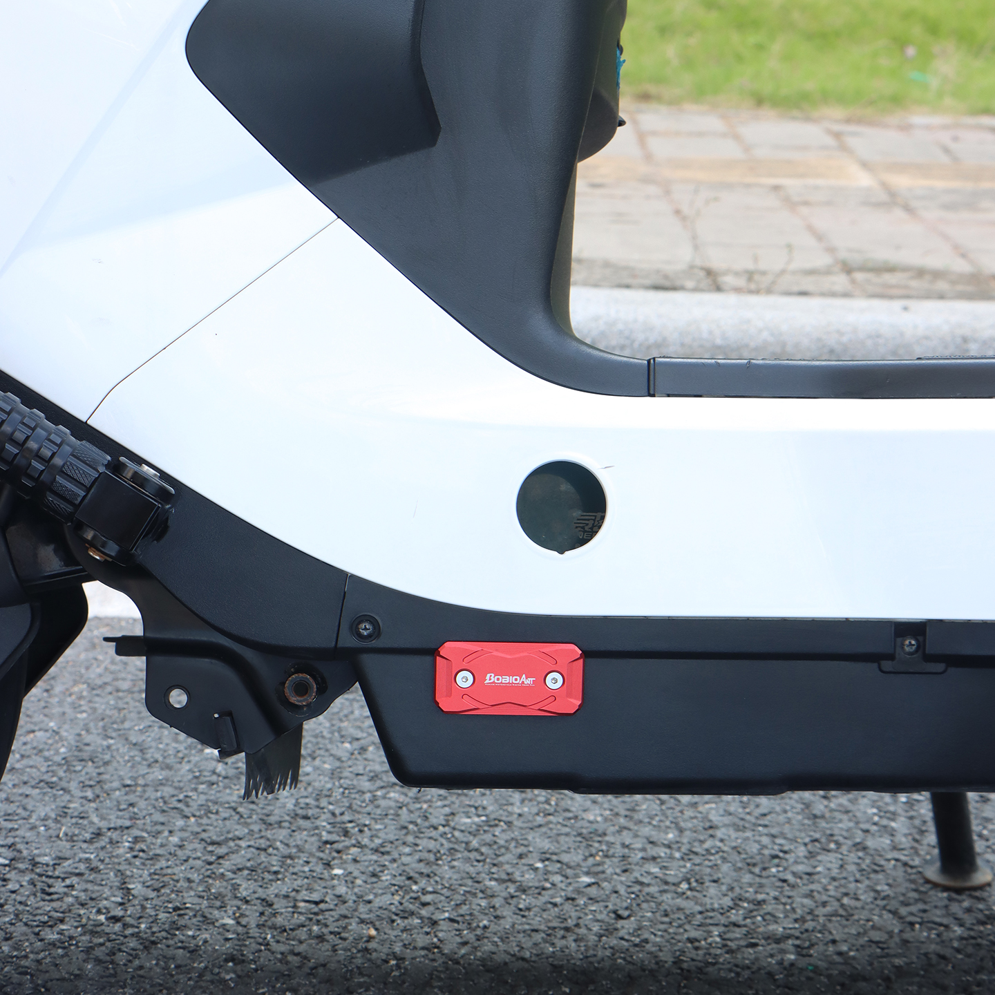 适用九号MZMix车架铭牌盖MZMAX出产牌遮丑装饰侧盖MZ110改装配件 - 图1